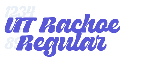 UT Rachoe Regular font free