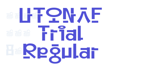UTONAF Trial Regular-font-download