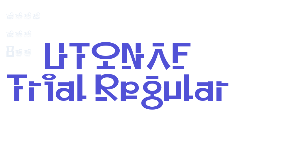 UTONAF Trial Regular-font-download