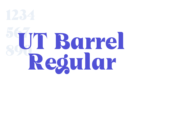 UT Barrel Regular Font Download