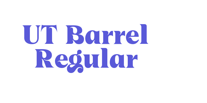 UT Barrel Regular Font Download