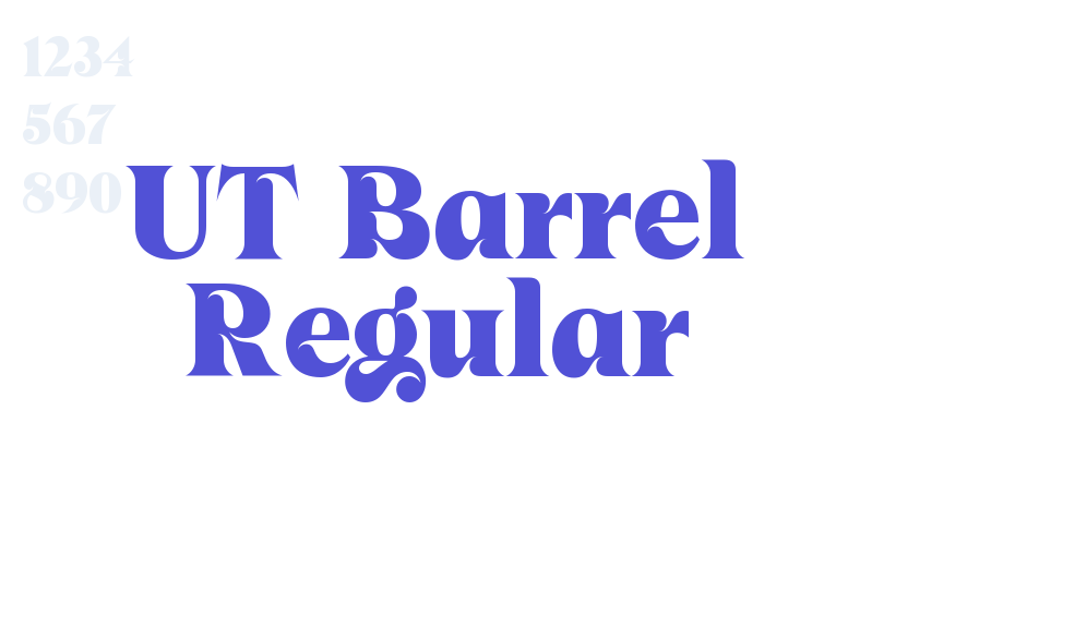 UT Barrel Regular-font-download