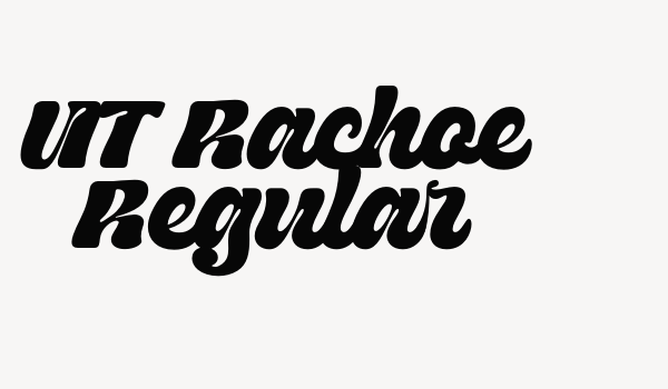 UT Rachoe Regular Font