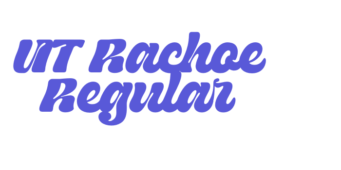 UT Rachoe Regular Font Download