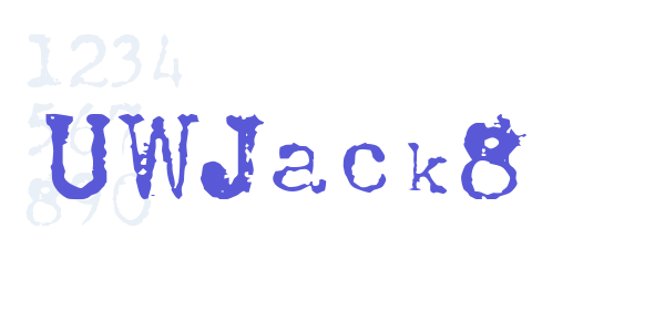 UWJack8 font free