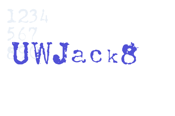 UWJack8 Font Download