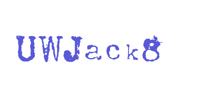 UWJack8 Font Download