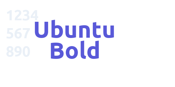 Ubuntu Bold font free