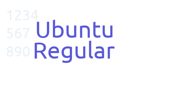 Ubuntu Regular font free