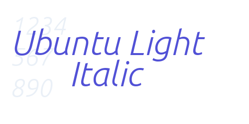 Ubuntu Light Italic