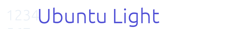 Ubuntu Light-font