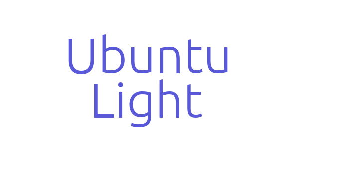 Ubuntu Light Font