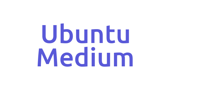 Ubuntu Medium Font Download