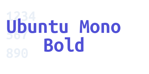 Ubuntu Mono Bold-font-download