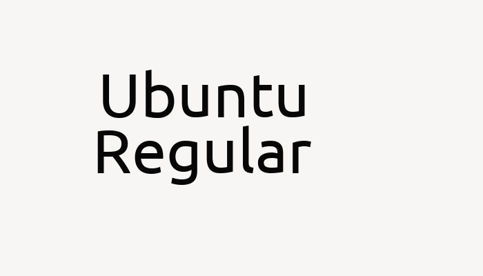 Ubuntu Regular font download