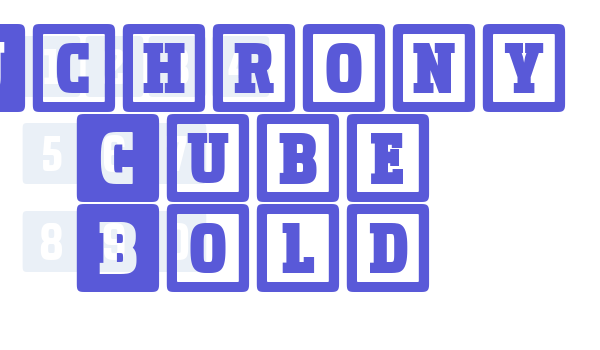 Uchrony Cube Bold font free