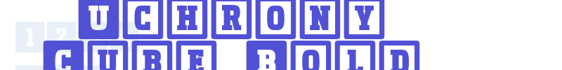 Uchrony Cube Bold-font