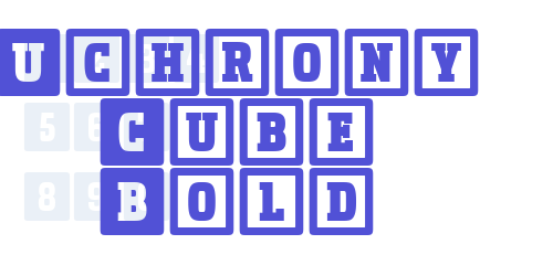 Uchrony Cube Bold-font-download
