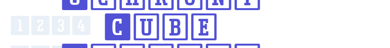 Uchrony Cube Regular-font