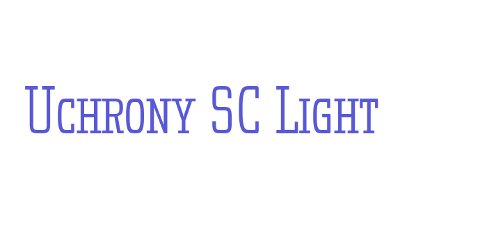 Uchrony SC Light Font