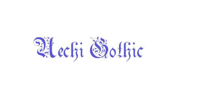 Uechi Gothic Font