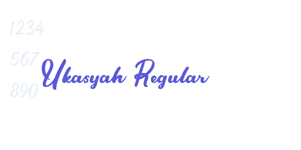 Ukasyah Regular font free