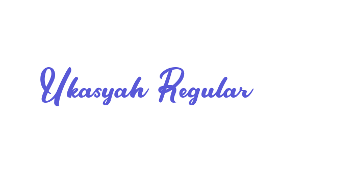 Ukasyah Regular Font