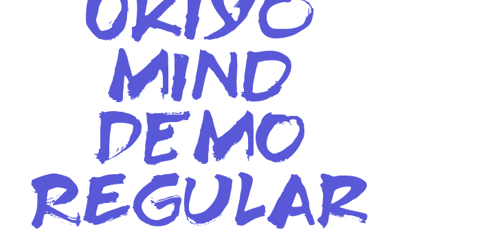 Ukiyo Mind DEMO Regular Font