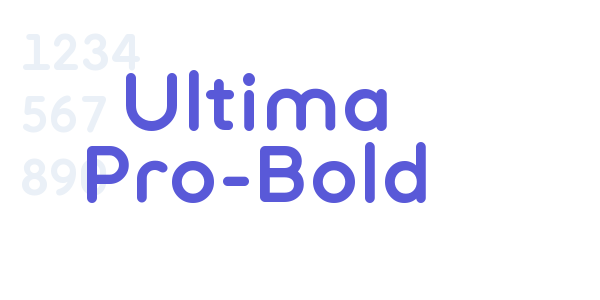 Ultima Pro-Bold font free