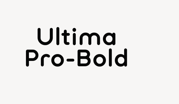 Ultima Pro-Bold Font