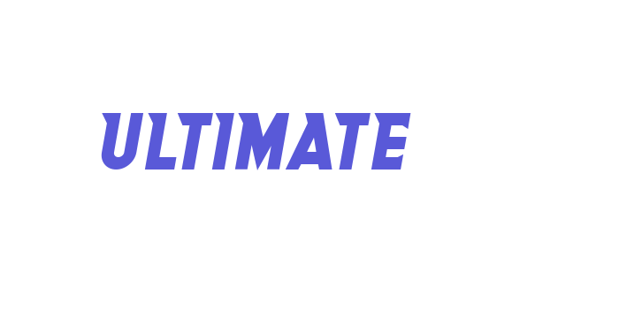 Ultimate Font