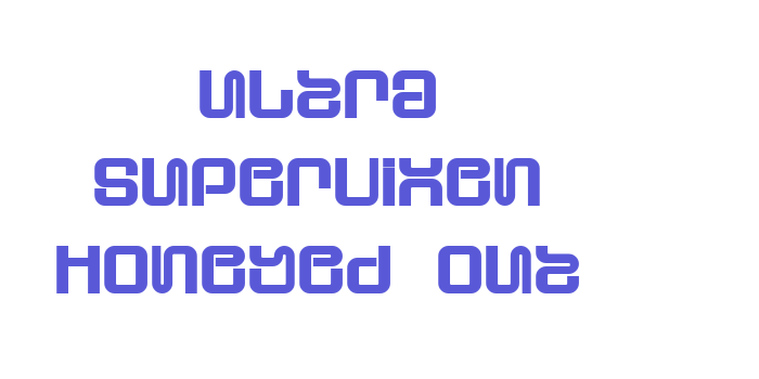 Ultra Supervixen Honeyed Out Font Download