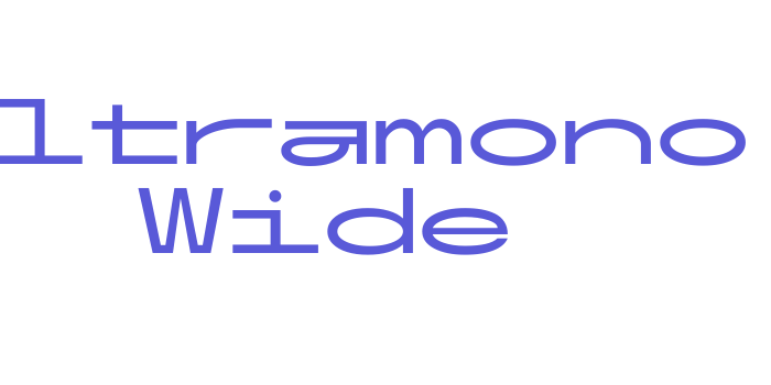 Ultramono Wide Font Download