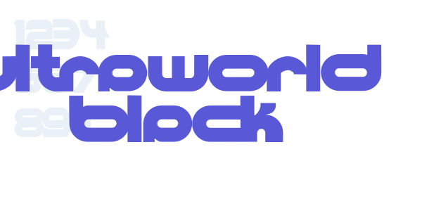 Ultraworld black font free