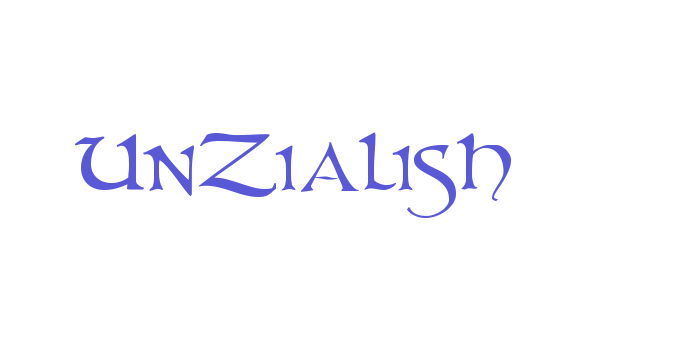 UnZialish Font Download