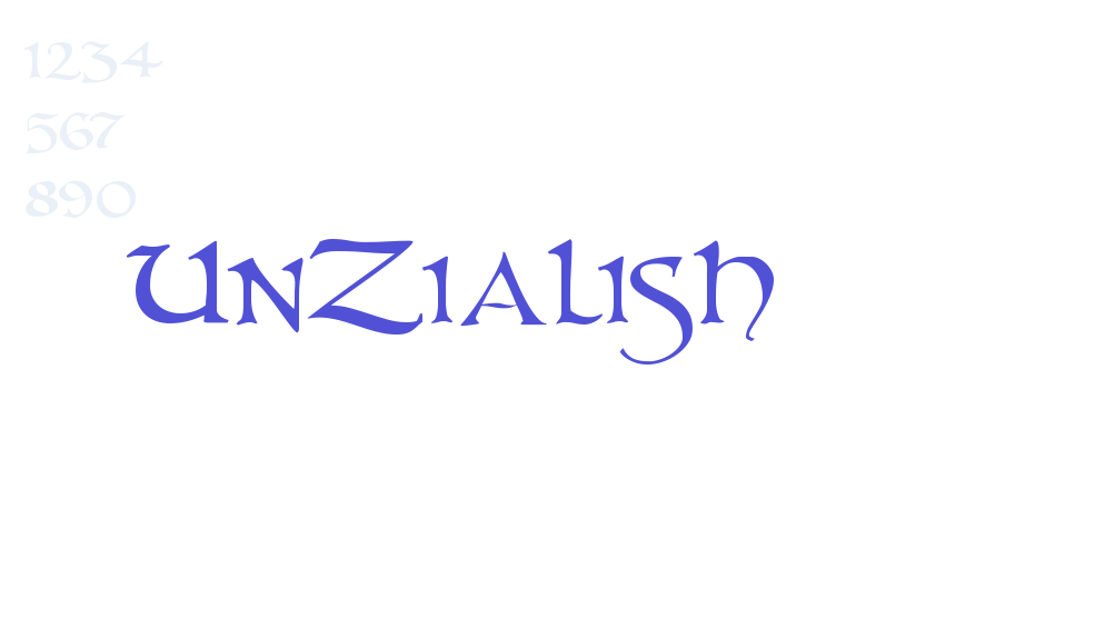 UnZialish-font-download