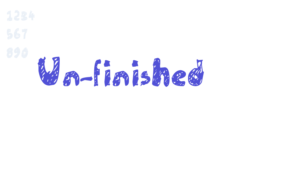 Un-finished-font-download