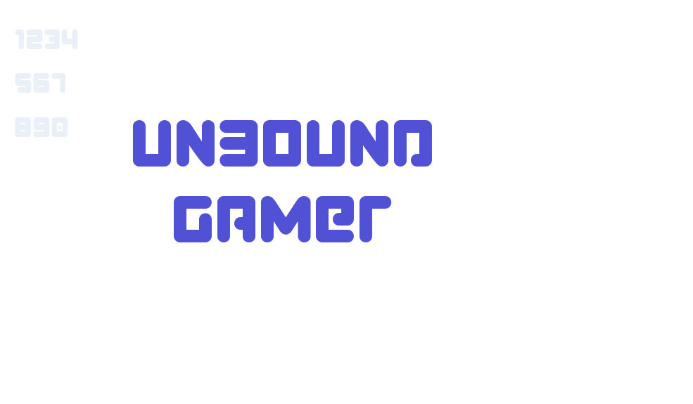 Unbound Gamer-font-download