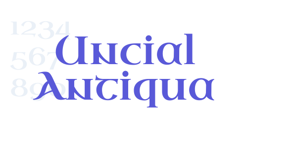 Uncial Antiqua font