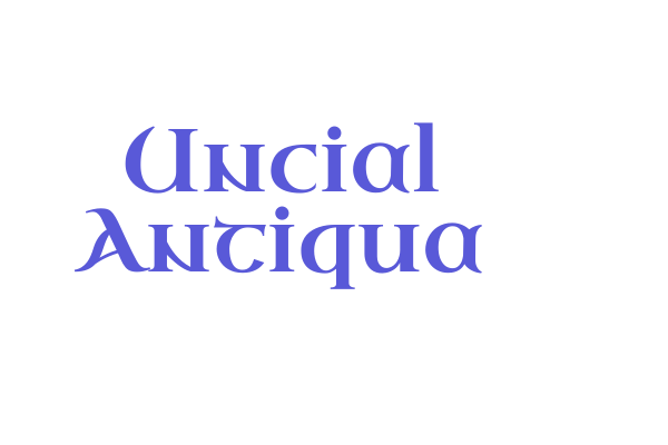 Uncial Antiqua Font