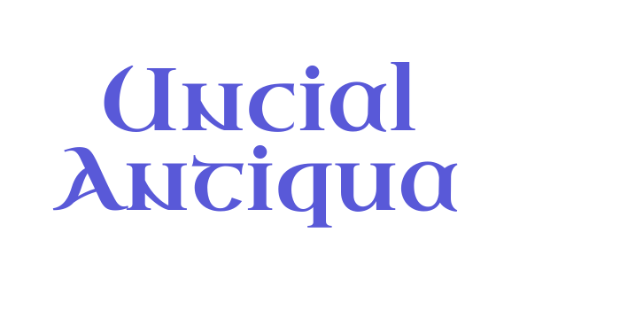 Uncial Antiqua Font