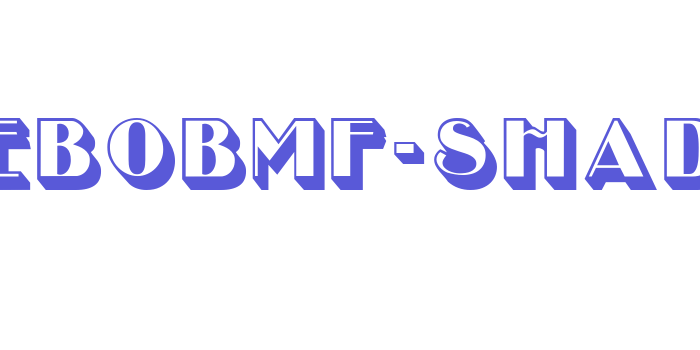 UncleBobMF-Shadow Font Download