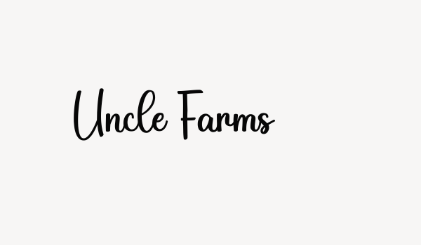 Uncle Farms Font