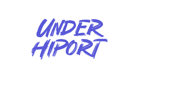 Under Hiport Font Download