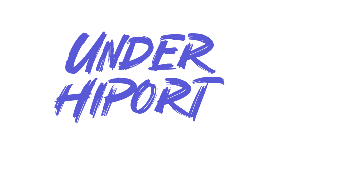 Under Hiport Font