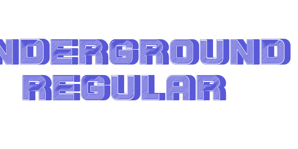 Underground Regular font