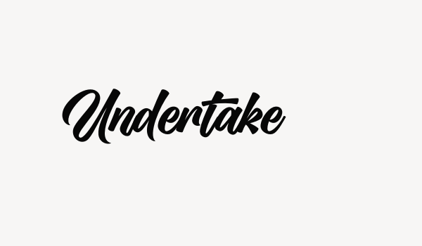 Undertake Font