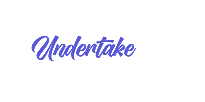 Undertake Font Download