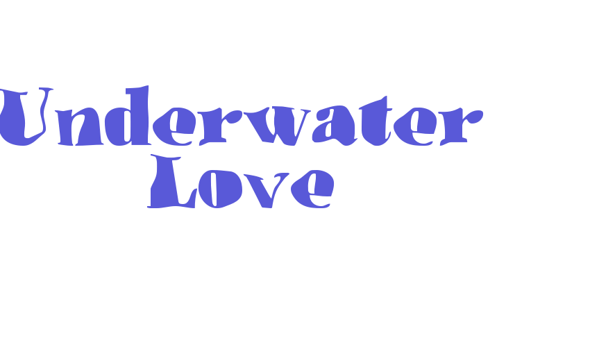 Underwater Love Font