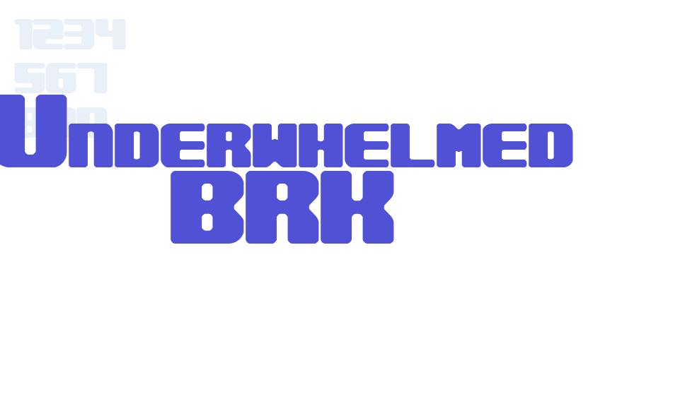 Underwhelmed BRK-font-download